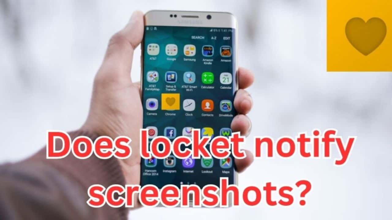 does locket notify screenshots